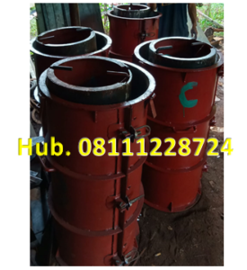 Cetakan Gorong Gorong - Buis Beton Diameter 50 cm x 100 cm