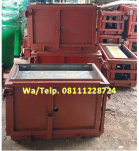 Cetakan Uditch Beton - Cetakan U-ditch Beton 60 x 60 x Panjang 120 cm - Saluran Terbuka Type "U"
