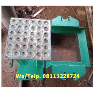Cetakan Ubin Grill Disabilitas - Cetakan Guadince Block Grill Bulat