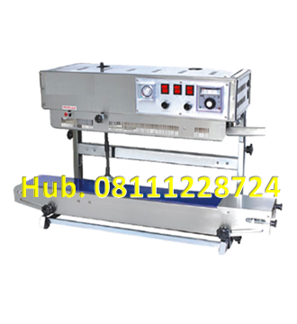 Mesin Continuos Sealer 600 W packing Singkong