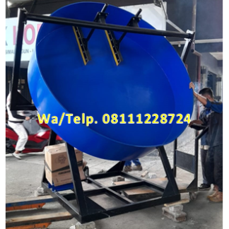 Jual Mesin Granulator Kompos Diameter Pan 240 cm Kapasitas 550-650 kg/jam