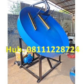 Mesin Granulator Kompos Diameter Pan 180 cm Kapasitas 300-450 kg per jam