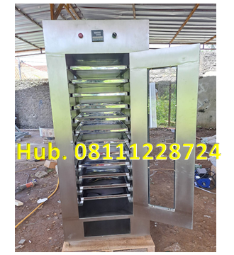 Mesin Oven Pengering Gula Semut - 1 Pintu (Stainless) Pengering Nira Controler Digital