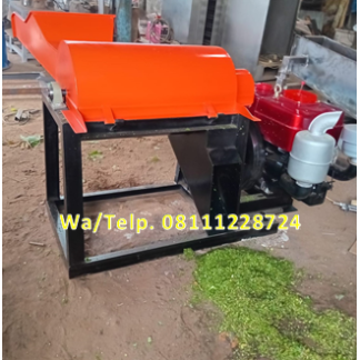 Mesin Pencacah Rumput/Sorgum (2 Jenis Mata Pisau) Mata Pisau Kompos dan Mata Pisau Chopper Dengan Penggerak Diesel 8,5 PK KUBOTA