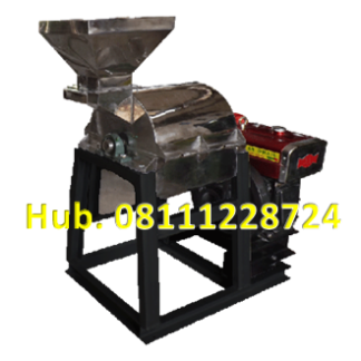 Mesin Penepung Jagung - Mesin Hammer Mill Stainless Steel (Material Kontak Produk)