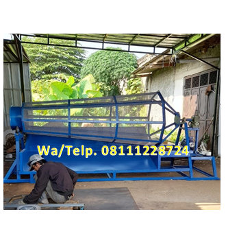 Mesin Pengayak Kompos Rotary Lengkap Corong Keluar Halus dan Kasar Dengan Diesel 24 HP 7 Mesin Pengayak Kompos Rotary Lengkap Corong Keluar Halus dan Kasar Dengan Diesel 24 HP 3