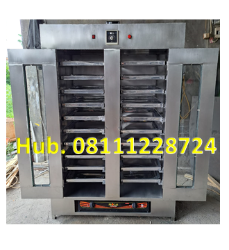 Mesin Pengering Singkong - Mesin Pengering Stainless Steel 2 Pintu untuk Singkong