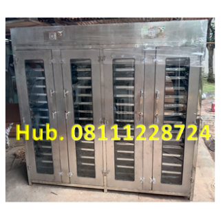 Oven Pengering Singkong - Mesin Pengering 60 Rak (Material Stainless Steel) Untuk Singkong