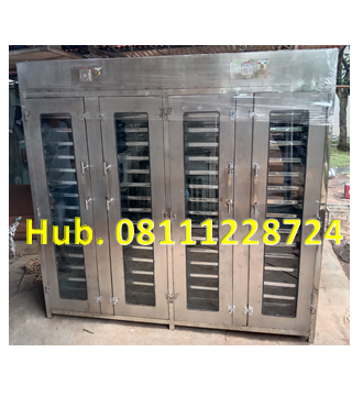 Oven Pengering Singkong - Mesin Pengering 60 Rak (Material Stainless Steel) Untuk Singkong