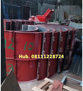 Cetakan Gorong Gorong - Buis Beton Diameter 80 cm x 50 cm Cetakan Gorong Gorong - Buis Beton Diameter 80 cm x 50 cm