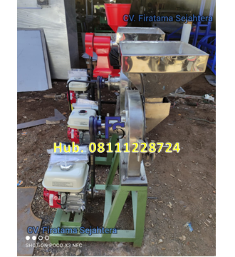 Mesin Penepung Jagung Disk mill DSS 15 Stainless Steel Giling Tepung Jagung + Mesin Bensin GP 160 (5,5 HP) Honda Mesin Penepung Jagung Disk mill DSS 15 Stainless Steel Giling Tepung Jagung + Mesin Bensin GP 160 (5,5 HP) Honda