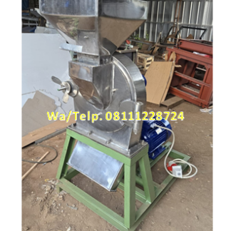 Mesin Penepung Singkong Disk mill FFC 40 Stainless Steel Giling Singkong + Mesin Diesel Kubota 6,5 HP