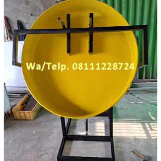 Mesin Granulator Kompos Diameter Pan 180 cm Kapasitas 300-450 kg/jam