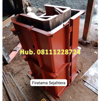 Cetakan Uditch Beton - Cetakan U-ditch Beton - 30 x 40 x Panjang 100 cm - Box Culvert