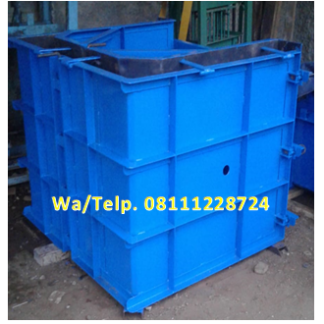 Cetakan Uditch Beton - Cetakan U-ditch Beton 80 x 80 x Panjang 100 cm Model Berdiri