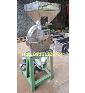 Mesin Penepung Jagung Disk mill DSS 15 Stainless Steel Giling Tepung Jagung + Mesin Bensin GP 160 (5,5 HP) Honda