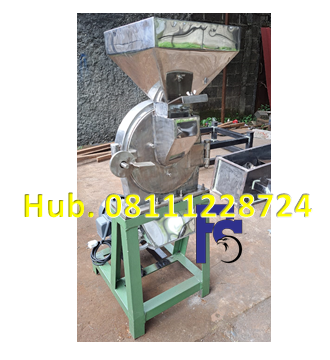 Mesin Penepung Rumput Laut Disk mill DSS 23 Stainless Steel Giling Rumput Laut