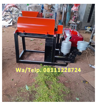 Mesin Pencacah Rumput/Sorgum (2 Jenis Mata Pisau) Mata Pisau Kompos dan Mata Pisau Chopper Dengan Penggerak Diesel 8,5 PK KUBOTA Mesin Pencacah Rumput/Sorgum (2 Jenis Mata Pisau) Mata Pisau Kompos dan Mata Pisau Chopper Dengan Penggerak Diesel 8,5 PK KUBOTA