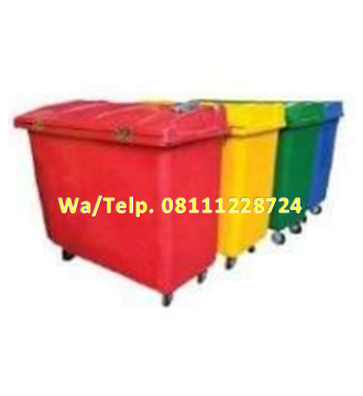 Tempat Sampah Fiber 660 Liter Beroda Tempat Sampah Fiber 660 Liter Beroda