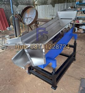 Mesin Pengayak Gula Semut - Mesin Sortasi Gula 2 mesh 3 corong