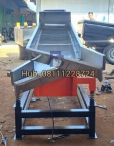 Mesin Pengayak Sorgum / Mesin Sortasi Sorgum 1 mesh 2 corong