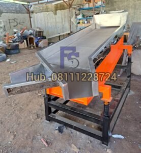 Mesin Pengayak Gula Semut - Mesin Sortasi Gula 1 mesh 2 corong