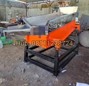 Mesin Sortasi Pengayak Magot - Mesin Sortasi 1 mesh 2 corong