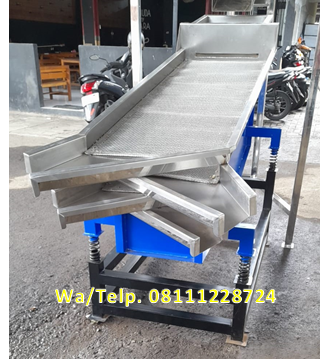 Mesin Pengayak Biji Plastik / Mesin Sortasi Biji Plastik 3 mesh 4 corong Mesin Pengayak Biji Plastik / Mesin Sortasi Biji Plastik 3 mesh 4 corong
