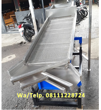 Mesin Pengayak Biji Plastik / Mesin Sortasi Biji Plastik 3 mesh 4 corong Mesin Pengayak Biji Plastik / Mesin Sortasi Biji Plastik 3 mesh 4 corong
