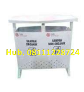 Tempat Sampah 2 in 1 Besi 