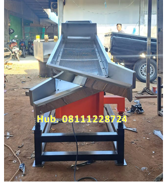 Mesin Pengayak Biji Kakao - Mesin Sortasi Coklat 1 mesh 2 corong Mesin Pengayak Biji Kakao - Mesin Sortasi Coklat 1 mesh 2 corong
