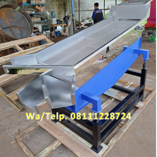 Mesin Pengayak Gula Semut - Mesin Pengayak Gula Aren Dengan 1 Mesh/Saringan (2 Corong Keluar)