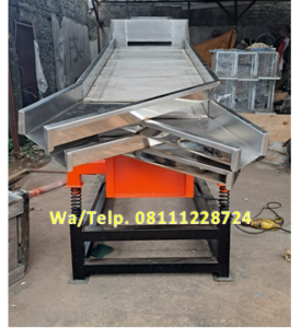 Mesin Pengayak Pupuk / Mesin Sortasi Pupuk 3 mesh 4 corong