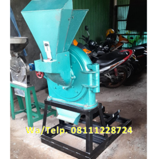 Mesin Penepung Bahan Pakan Ikan - Mesin Disk mill FFC 45 Giling Tepung Jagung Tanpa Mesin Penggerak