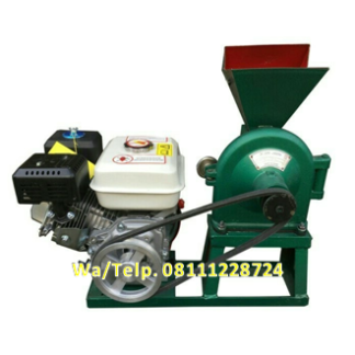 Mesin Penepung Disk mill FFC 23 Dengan Penggerak Mesin Bensin GX 160 (6,5 HP) Loncin/Firman
