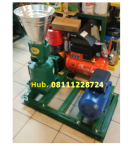 Mesin Cetak Pelet Kapasitas 120 kg per jam dengan Mesin Dinamo 2 HP 1 phase