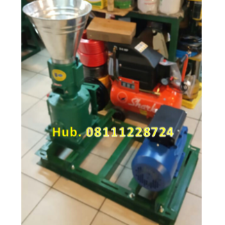 Mesin Cetak Pelet Kapasitas 120 kg per jam dengan Mesin Dinamo 2 HP 1 phase