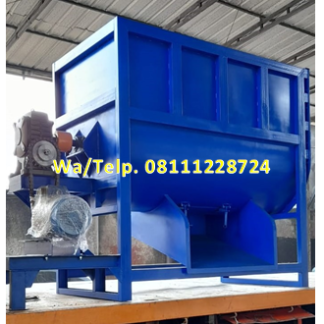 Mesin Mixer 500 kg/proses Dengan Motor Diesel 22-24 HP