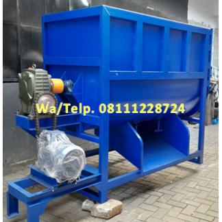 Mesin Mixer 500 kg/proses Dengan E.Motor 10 - 15 HP, 3 Phase