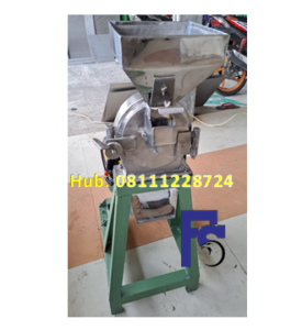 Mesin Penepung Jagung Disk mill DSS 15 Stainless Steel Giling Tepung Jagung + Mesin Bensin GX 160 5,5HP
