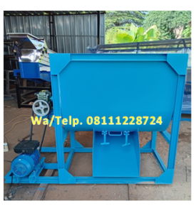 Mesin Mixer 30-50kg/proses Dengan Motor Penggerak : Diesel 7/8 PK
