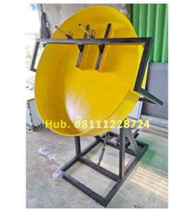 Mesin Granulator Kompos Diameter Pan 160 cm Kapasitas 150-250 kg per jam