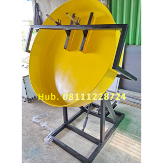 Mesin Granulator Kompos Diameter Pan 160 cm Kapasitas 150-250 kg per jam