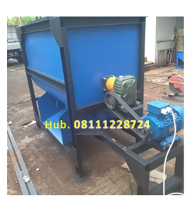 Mesin Mixer Kompos - Mesin Mixer Pencampur 500 kg per proses 