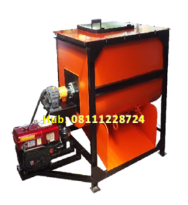Mesin Mixer Kompos atau Mesin Mixer Pencampur 30-50 Kg per proses