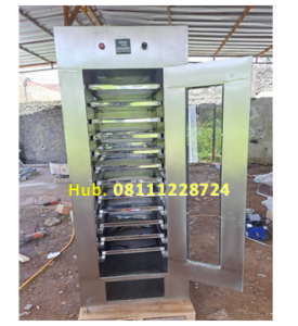 Mesin Oven Pengering Gula Semut - 1 Pintu (Stainless) Pengering Nira Controler Digital