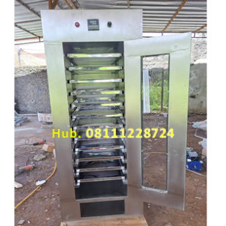 Mesin Oven Pengering Gula Semut - 1 Pintu (Stainless) Pengering Nira Controler Digital