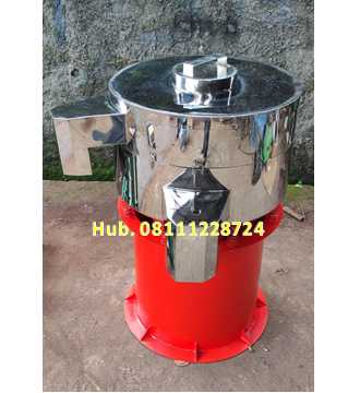Mesin Pengayak Gula Semut / Mesin Vibrating Screen Diameter 90 cm Dengan 3 Mesh/Saringan (4 corong keluar) Mesin Pengayak Gula Semut / Mesin Vibrating Screen Diameter 90 cm Dengan 3 Mesh/Saringan (4 corong keluar)