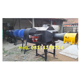Mesin Pengering Rotari - Rotary Dryer Kompos Granul Panjang 7 meter