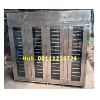 Oven Pengering Gula Semut - Mesin Pengering 60 Rak (Material Stainless Steel) Untuk Gula Semut